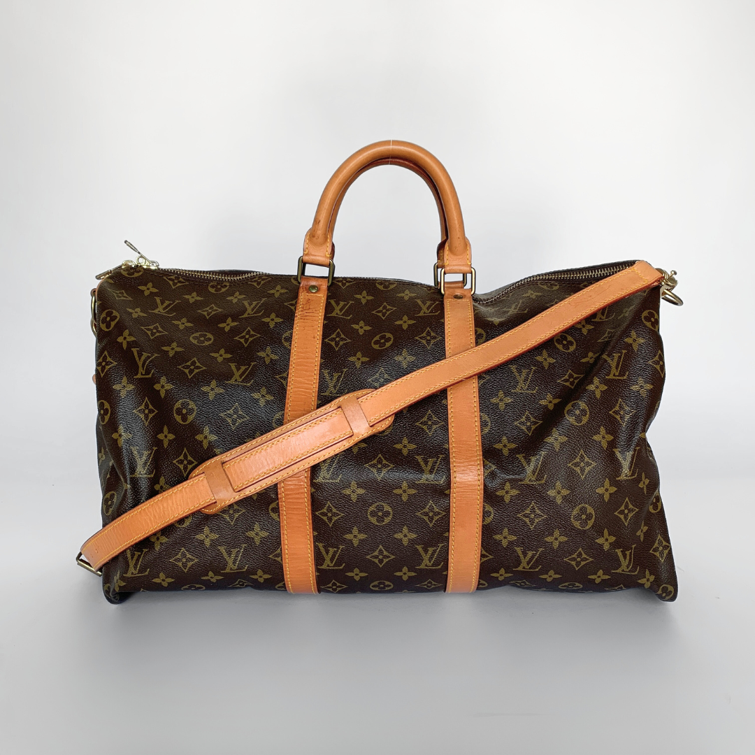 Louis Vuitton Louis Vuitton Keepall 50 Bandoulière Monogram Canvas - Handbags - Etoile Luxury Vintage
