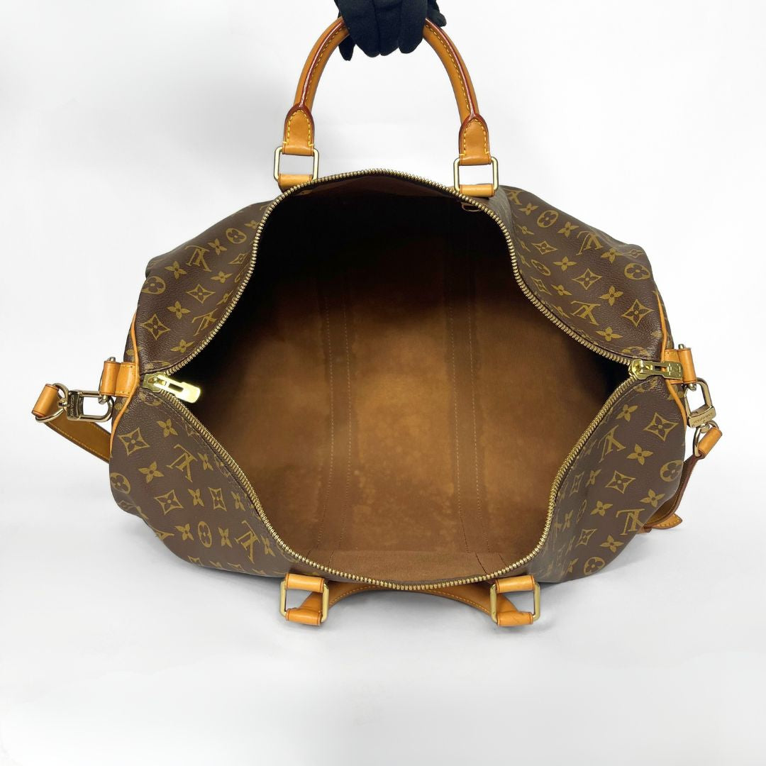 Louis Vuitton Keepall 50 with Bandoulière Monogram Canvas - Travel bags - Etoile Luxury Vintage