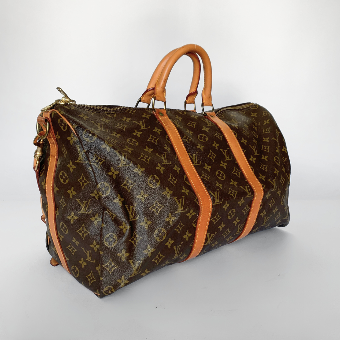 Louis Vuitton Louis Vuitton Keepall 50 Bandoulière Monogram Canvas - Handbags - Etoile Luxury Vintage
