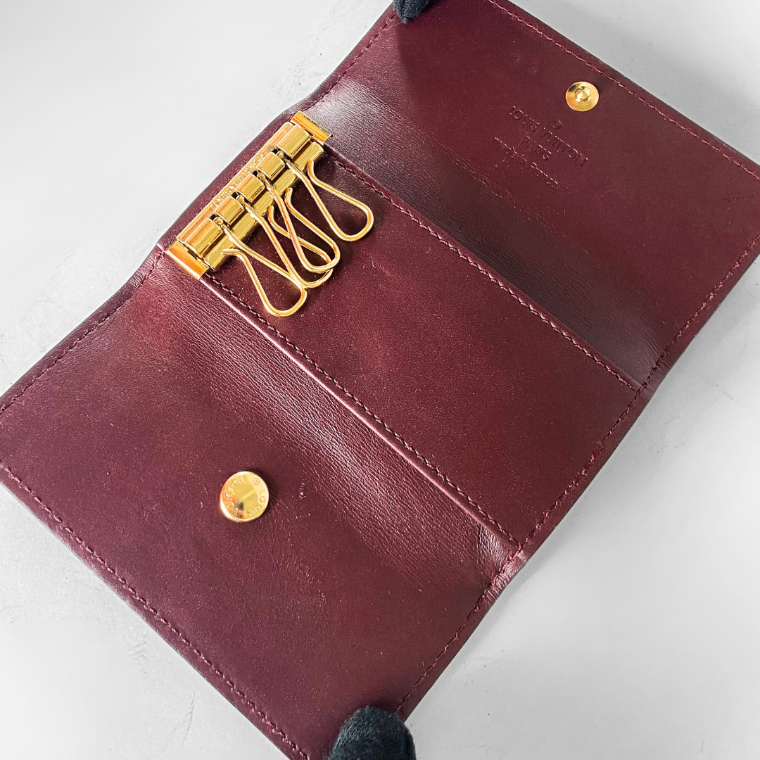 Louis Vuitton Keyholder 4 Vernis Leather