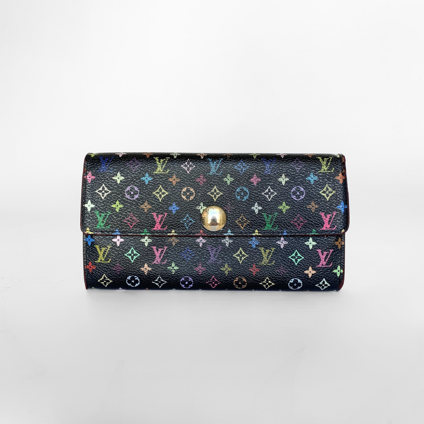 Louis Vuitton Wallet Multicolor Monogram Canvas