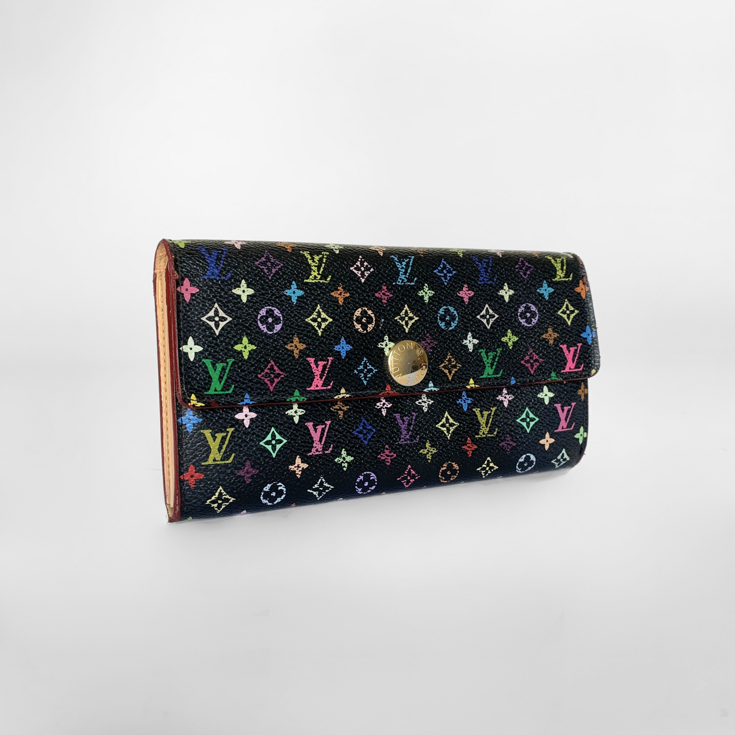 Louis Vuitton Wallet Multicolor Monogram Canvas