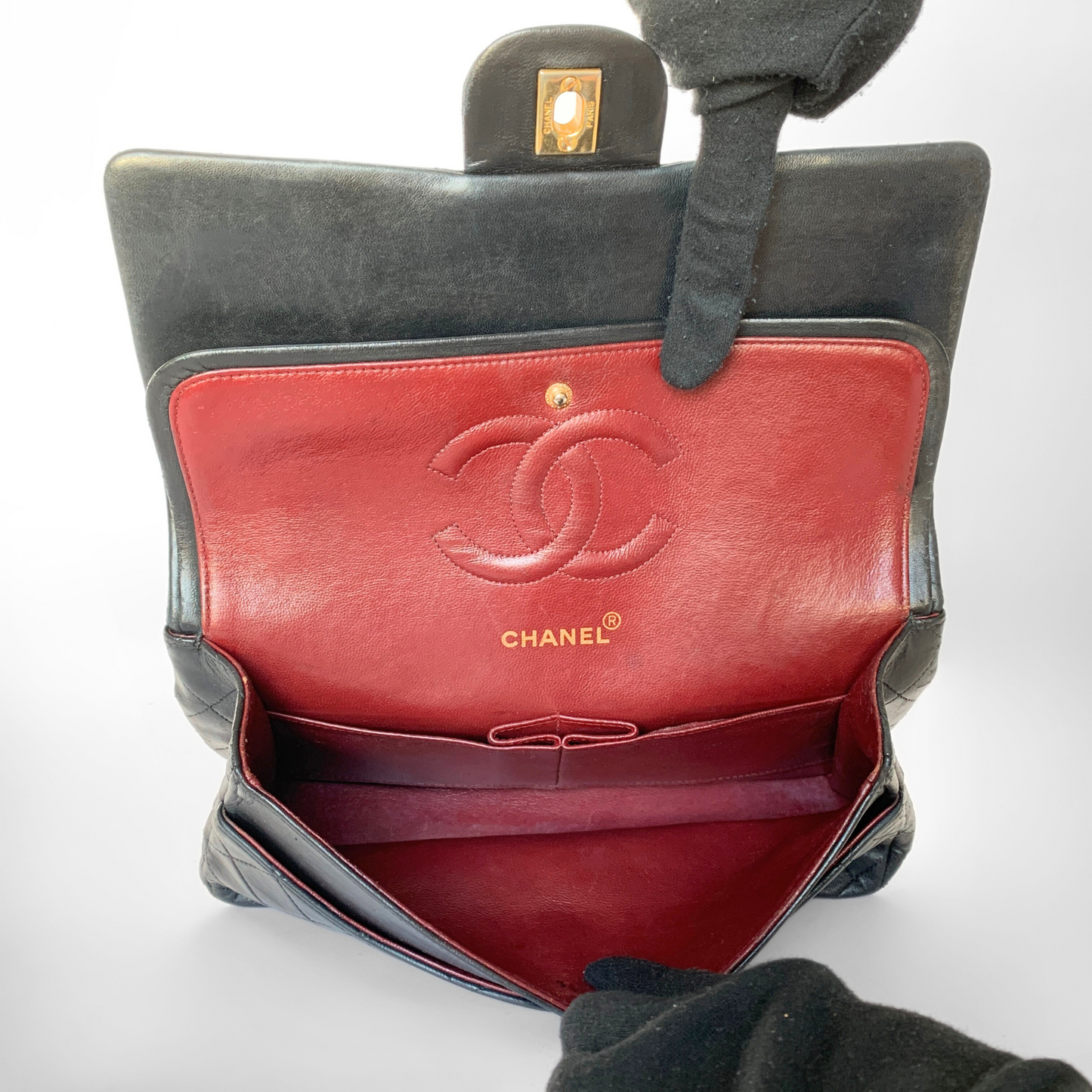 Chanel Classic Flap Bag Medium Lambskin Leather