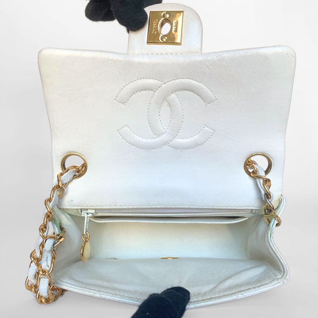 Chanel Classic Flap Bag Mini Lambskin Leather