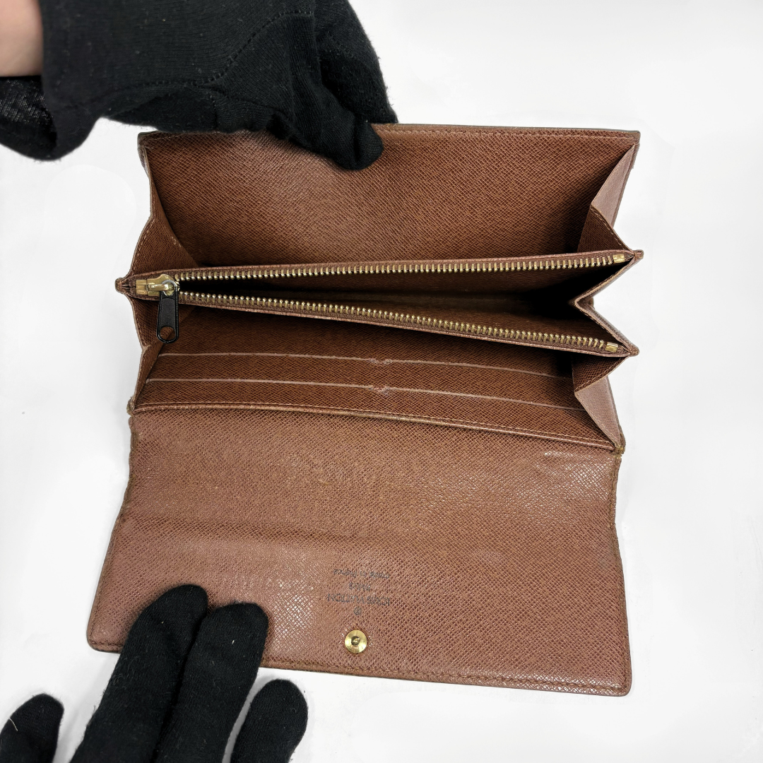 Louis Vuitton Wallet Large on a white background