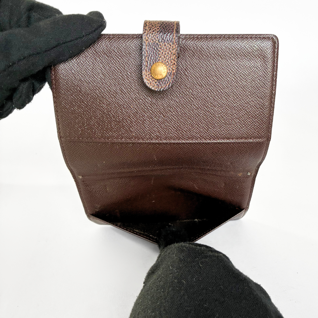 Louis Vuitton Passport Cover Damier Ebene Canvas