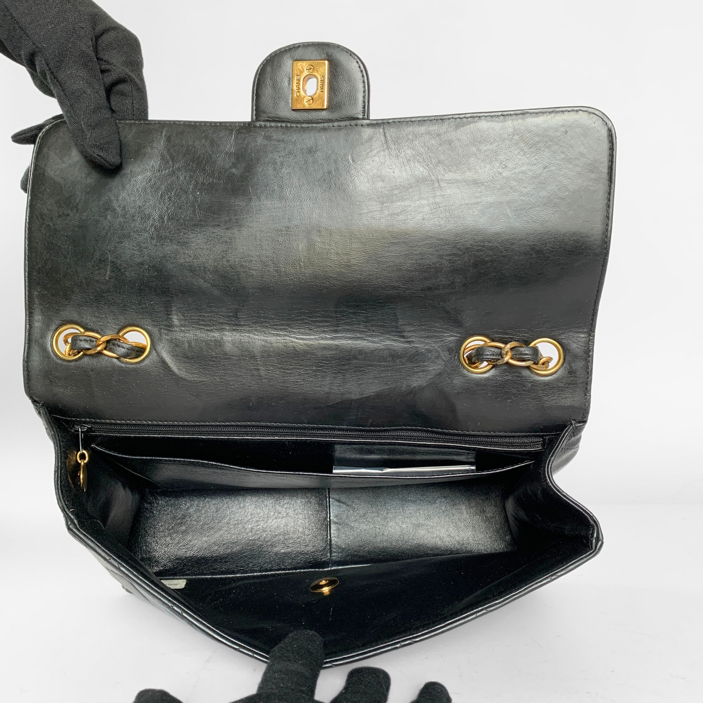 Chanel Classic Flap Bag Maxi Lambskin Leather