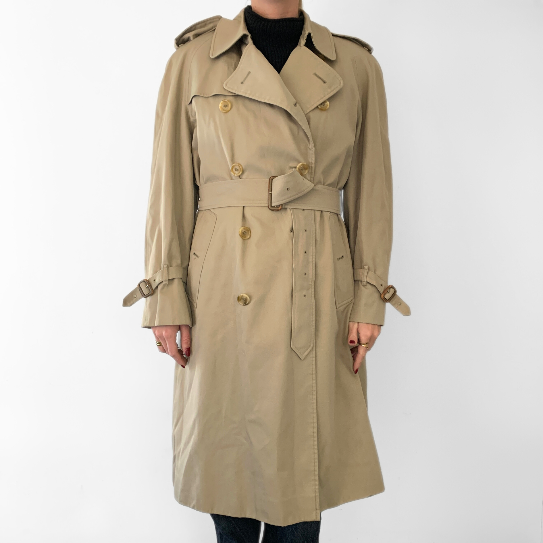 Burberry Burberry Trench Coat Cotton - Coats - Etoile Luxury Vintage