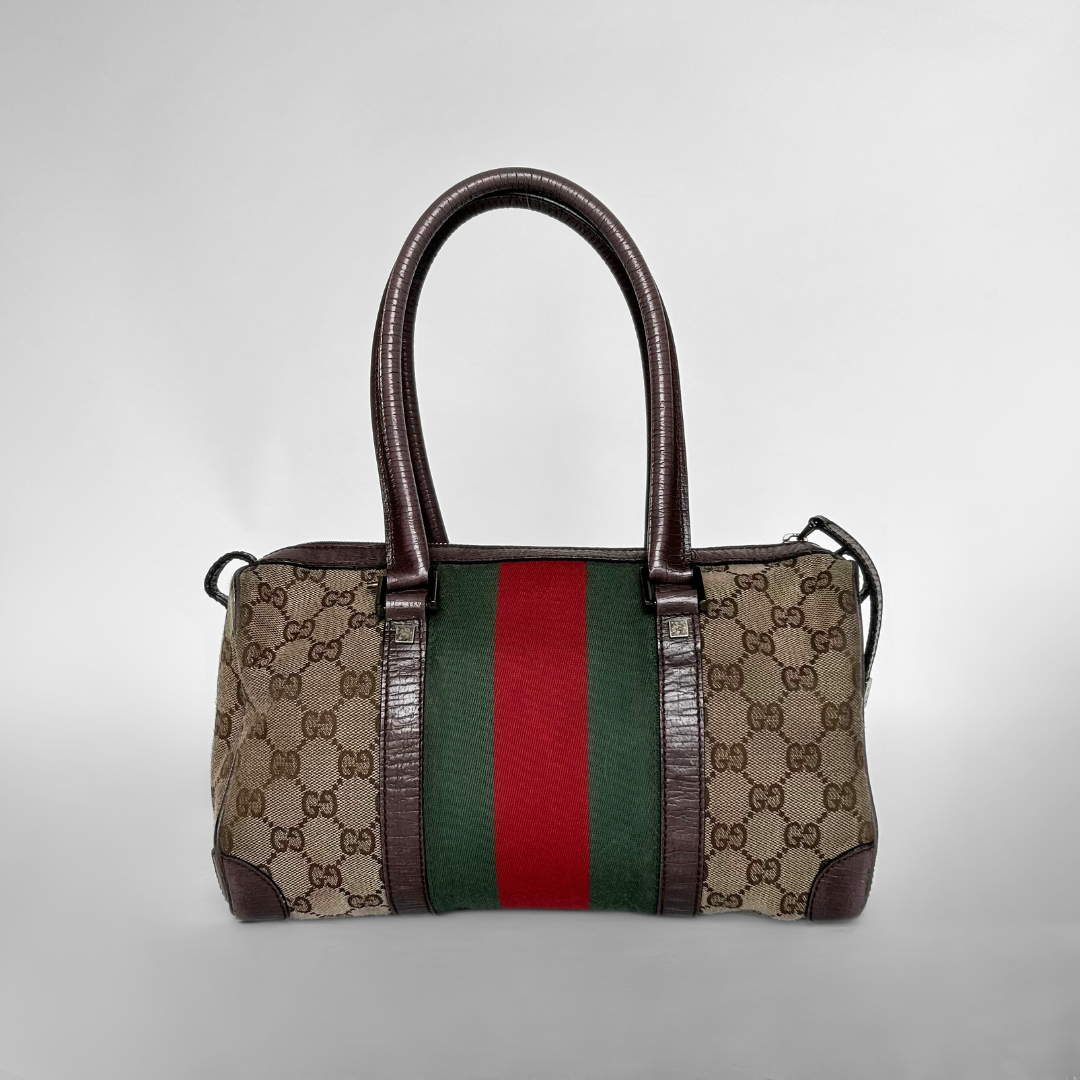 Gucci Gucci Boston Bag Monogram Canvas - Handbags - Etoile Luxury Vintage