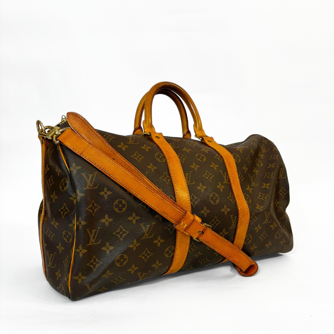 Louis Vuitton Keepall 45 Bandoulière Strap Monogram Canvas
