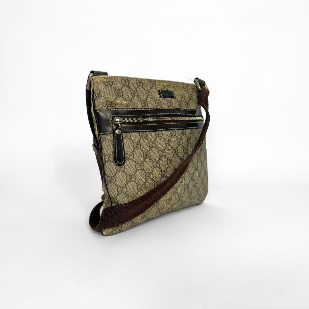Gucci LS:Gucci Crossbody Monogram Canvas - Crossbody bags - Etoile Luxury Vintage