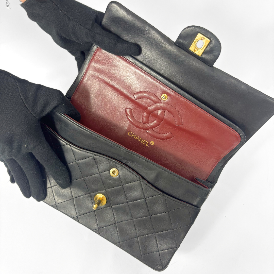 Chanel Classic Flap Bag Medium Lambskin Leather