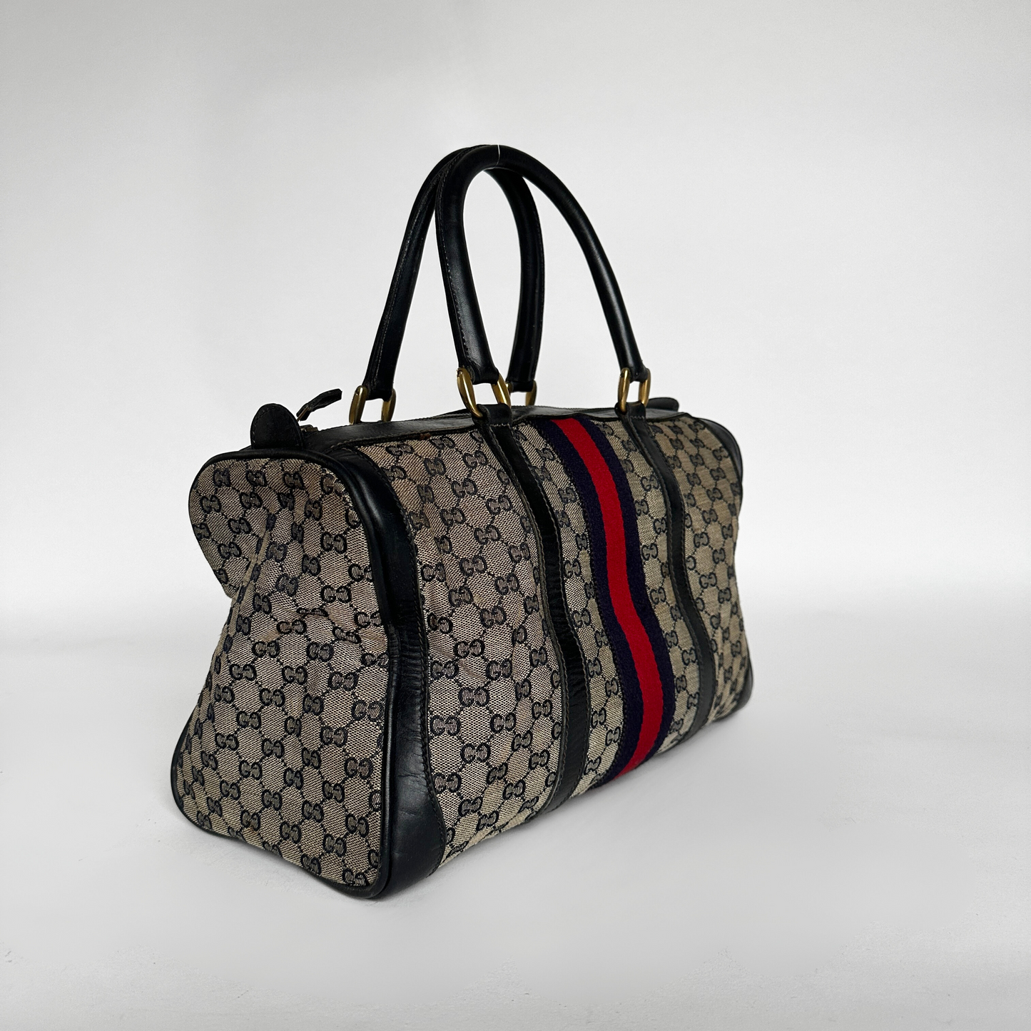 Gucci Gucci Boston Bag Monogram Canvas - Handbags - Etoile Luxury Vintage