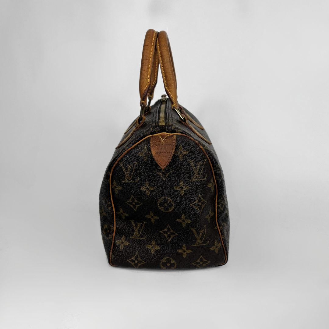 Louis Vuitton Speedy 25 on a white background