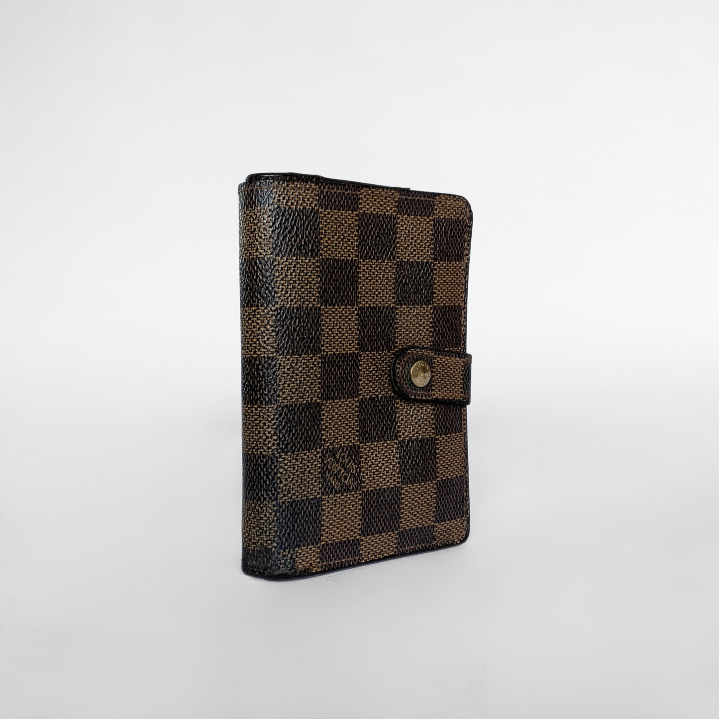 Louis Vuitton Clip Wallet Damier Ebene Canvas