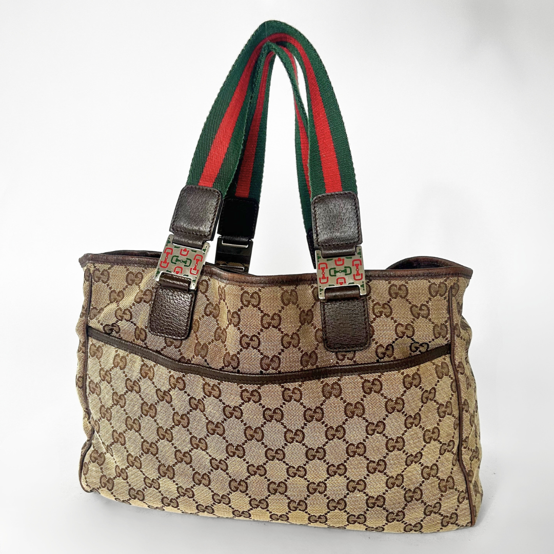 Gucci Supreme Sherry Tote Monogram Canvas