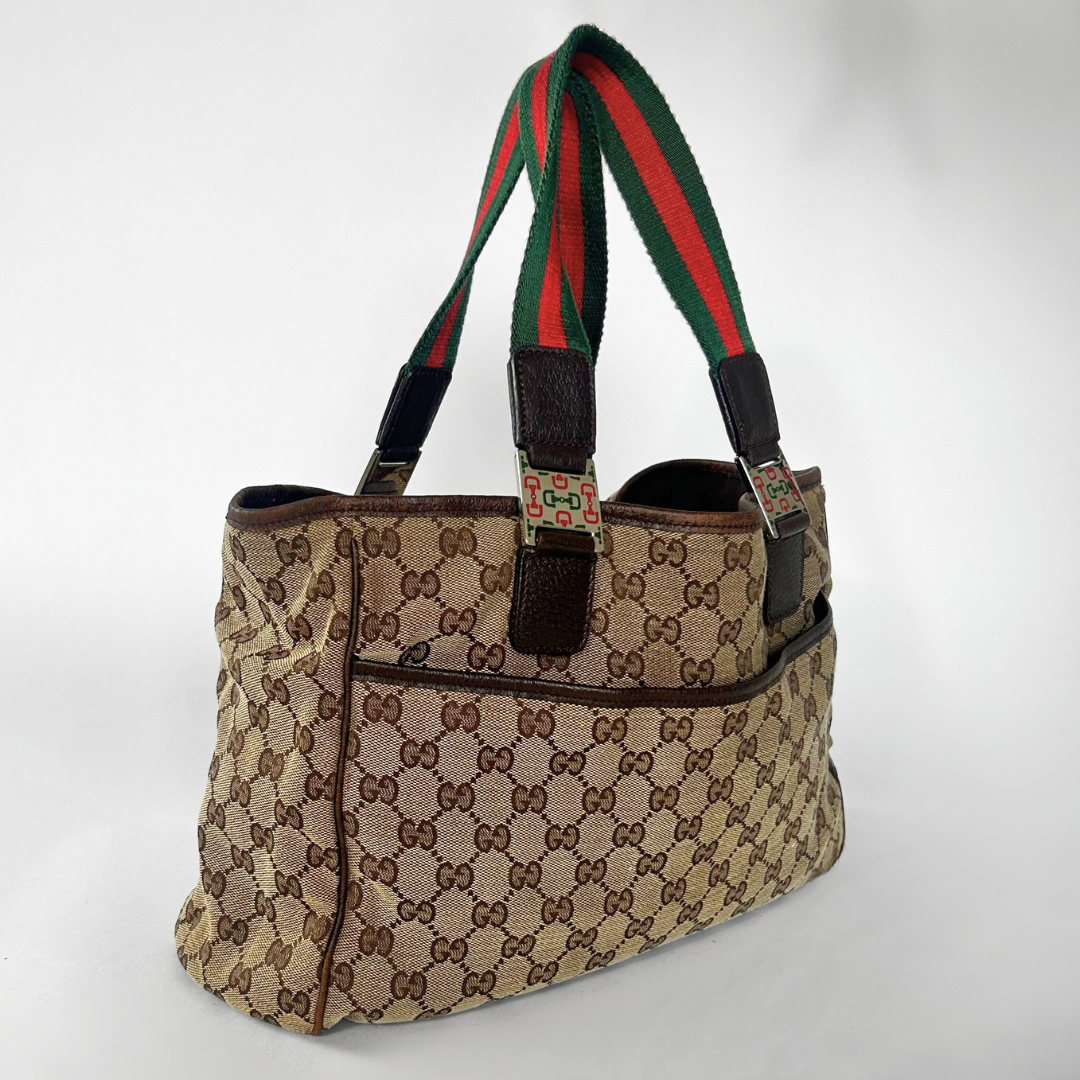 Gucci Supreme Sherry Tote Monogram Canvas