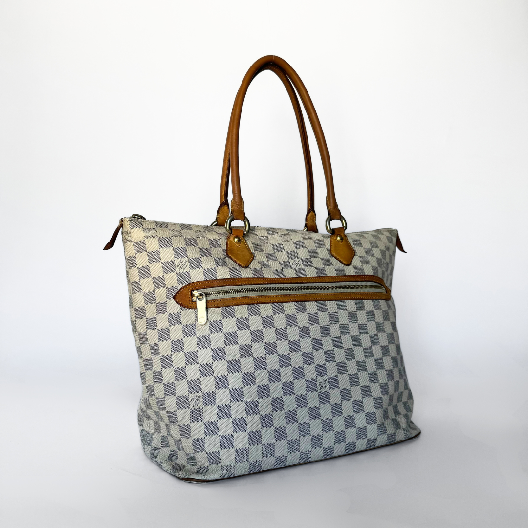 Louis Vuitton Louis Vuitton Saleya GM Damier Azur Canvas - Handbags - Etoile Luxury Vintage