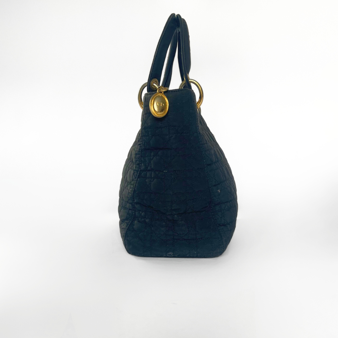 Dior Lady Dior Cannage Microfiber