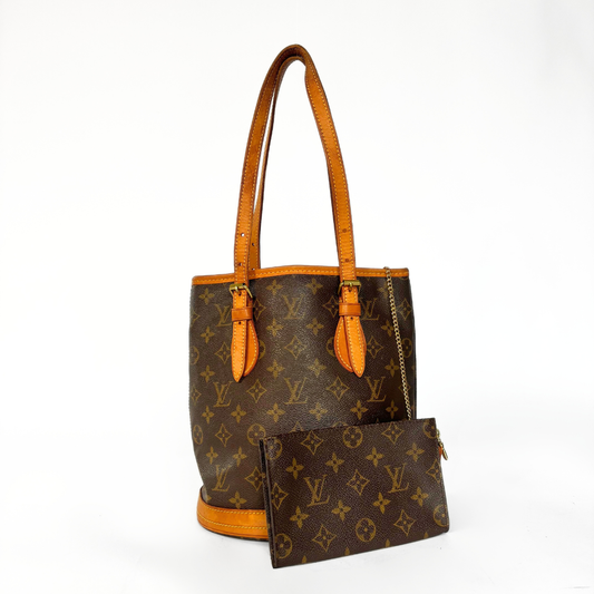 Louis Vuitton Bucket Petit Monogram Canvas