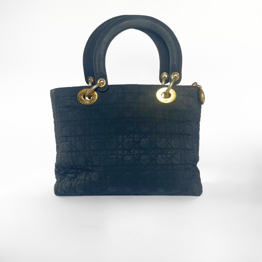 Dior Lady Dior Cannage Microfiber