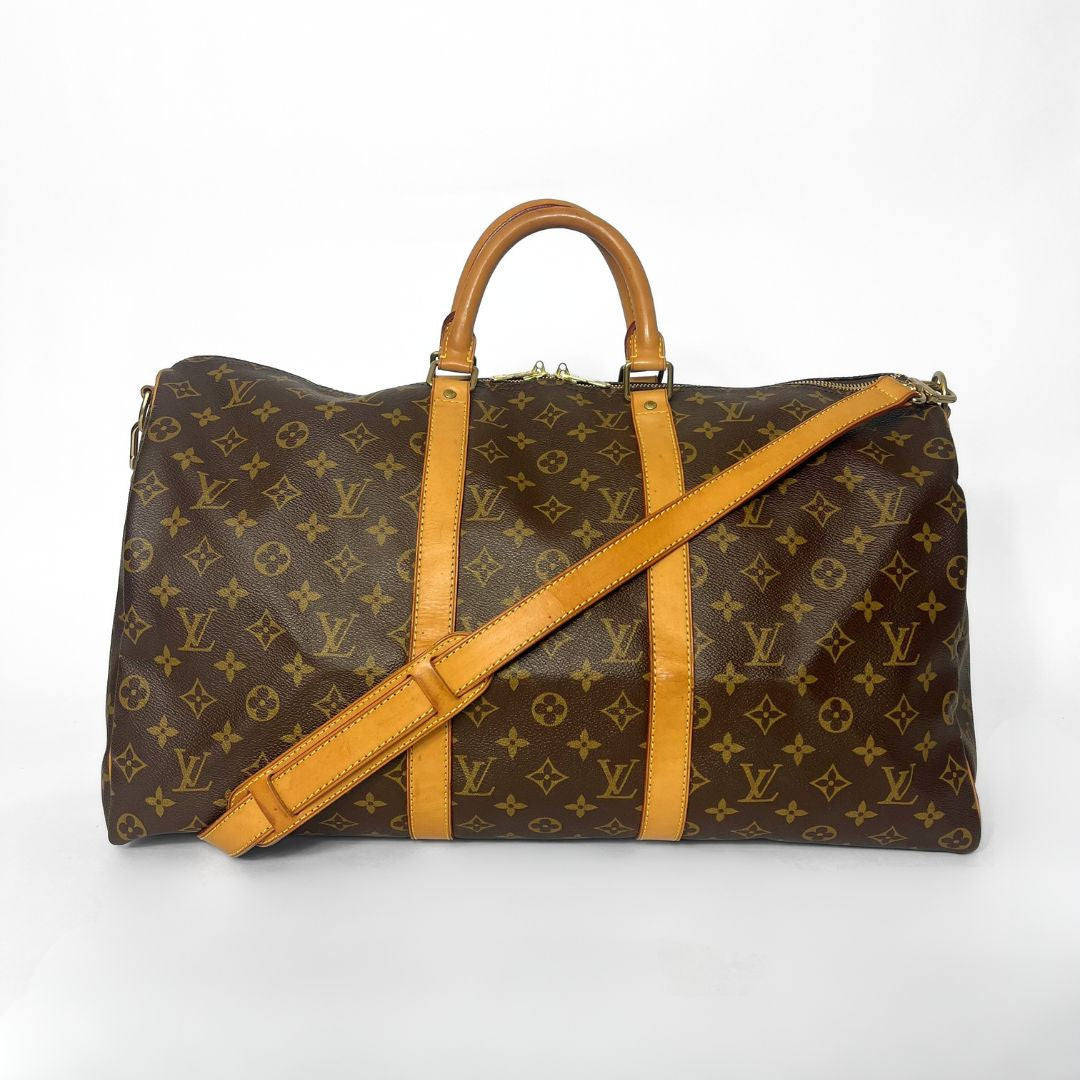 Louis Vuitton Keepall 50 with Bandouli&egrave;re Monogram Canvas - Travel bags - Etoile Luxury Vintage