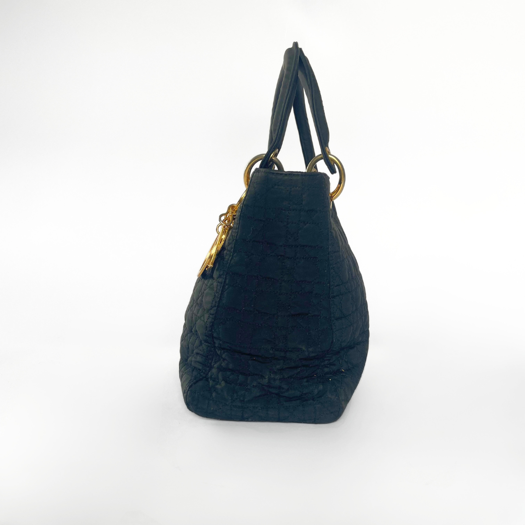 Dior Lady Dior Cannage Microfiber