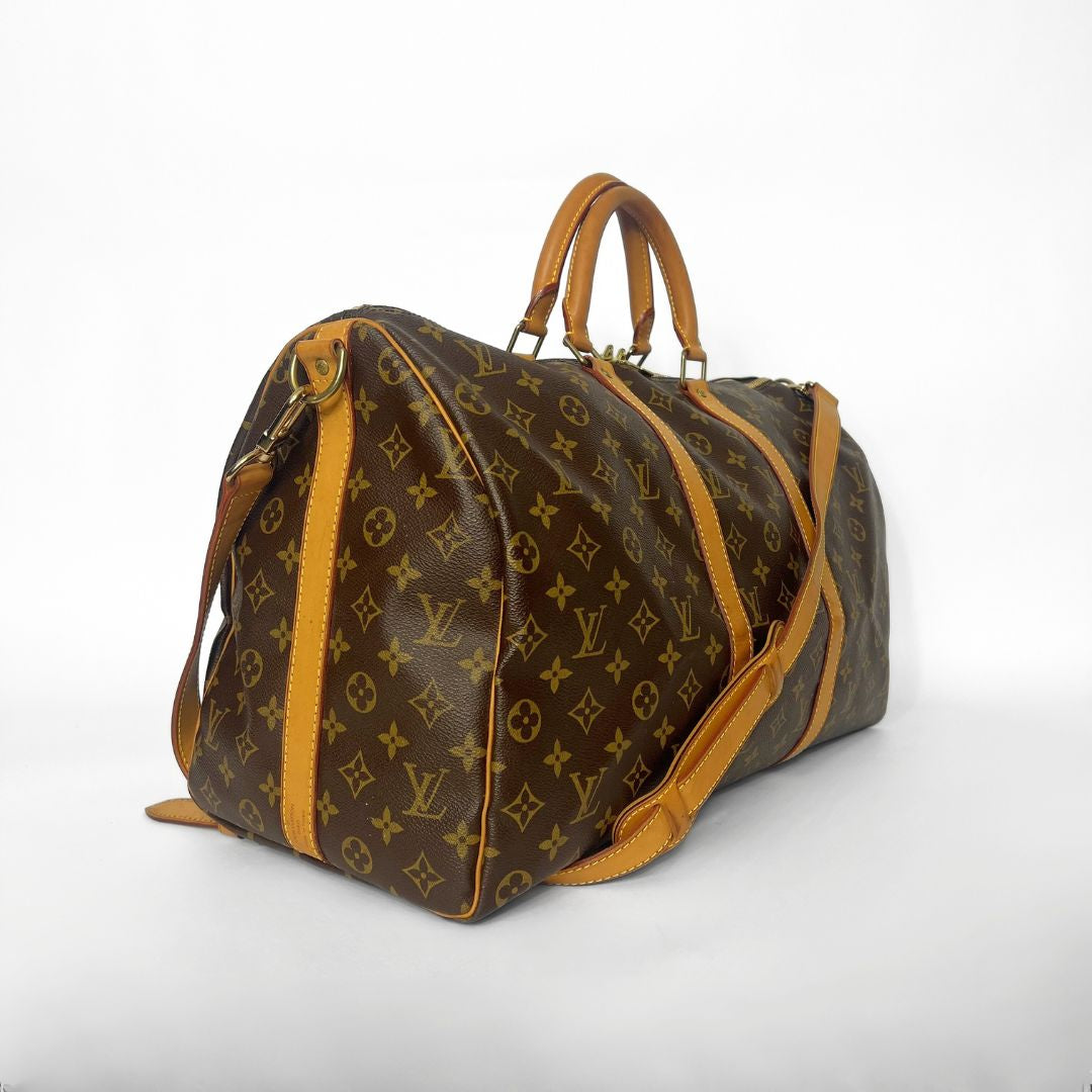 Louis Vuitton Keepall 50 with Bandouli&egrave;re Monogram Canvas - Travel bags - Etoile Luxury Vintage