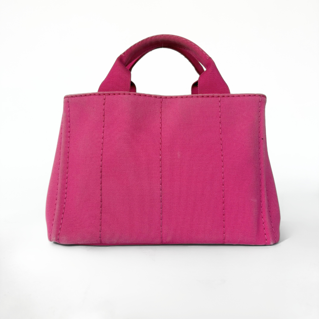 Prada Canapa Tote Small Canvas