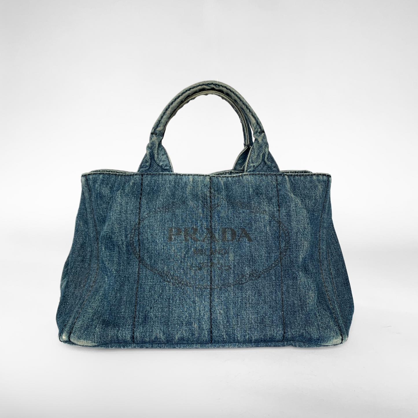 Prada Prada Canapa Bag Denim - Handbags - Etoile Luxury Vintage