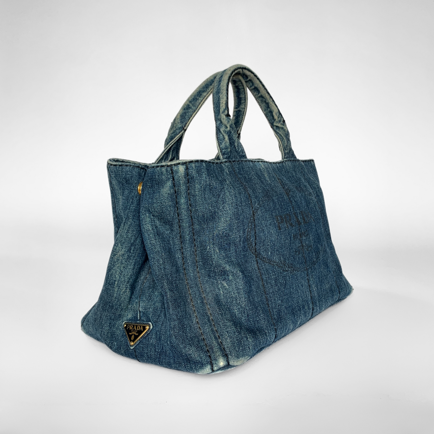 Prada Prada Canapa Bag Denim - Handbags - Etoile Luxury Vintage