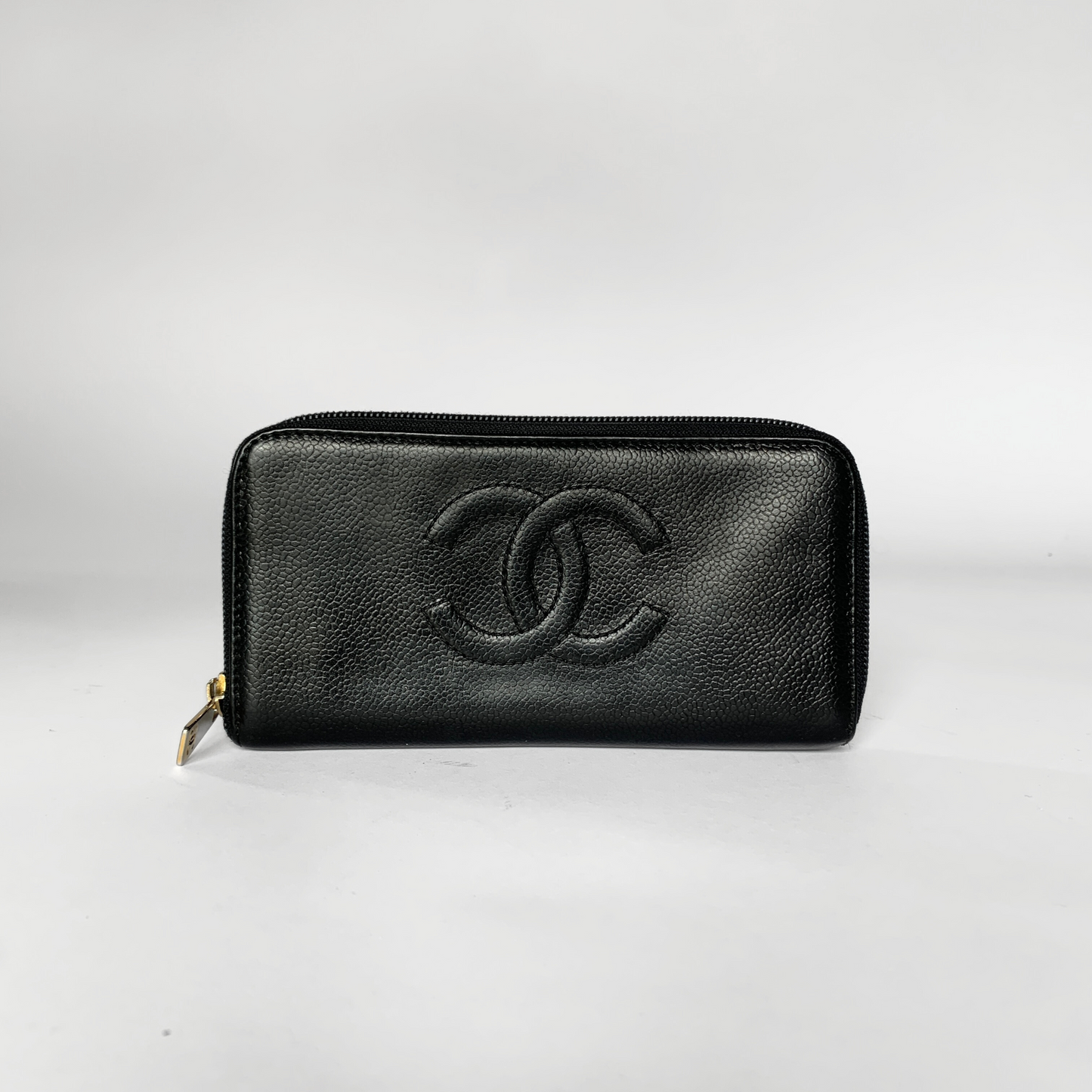 Chanel Chanel Zipper Wallet Caviar Leather - Wallets - Etoile Luxury Vintage