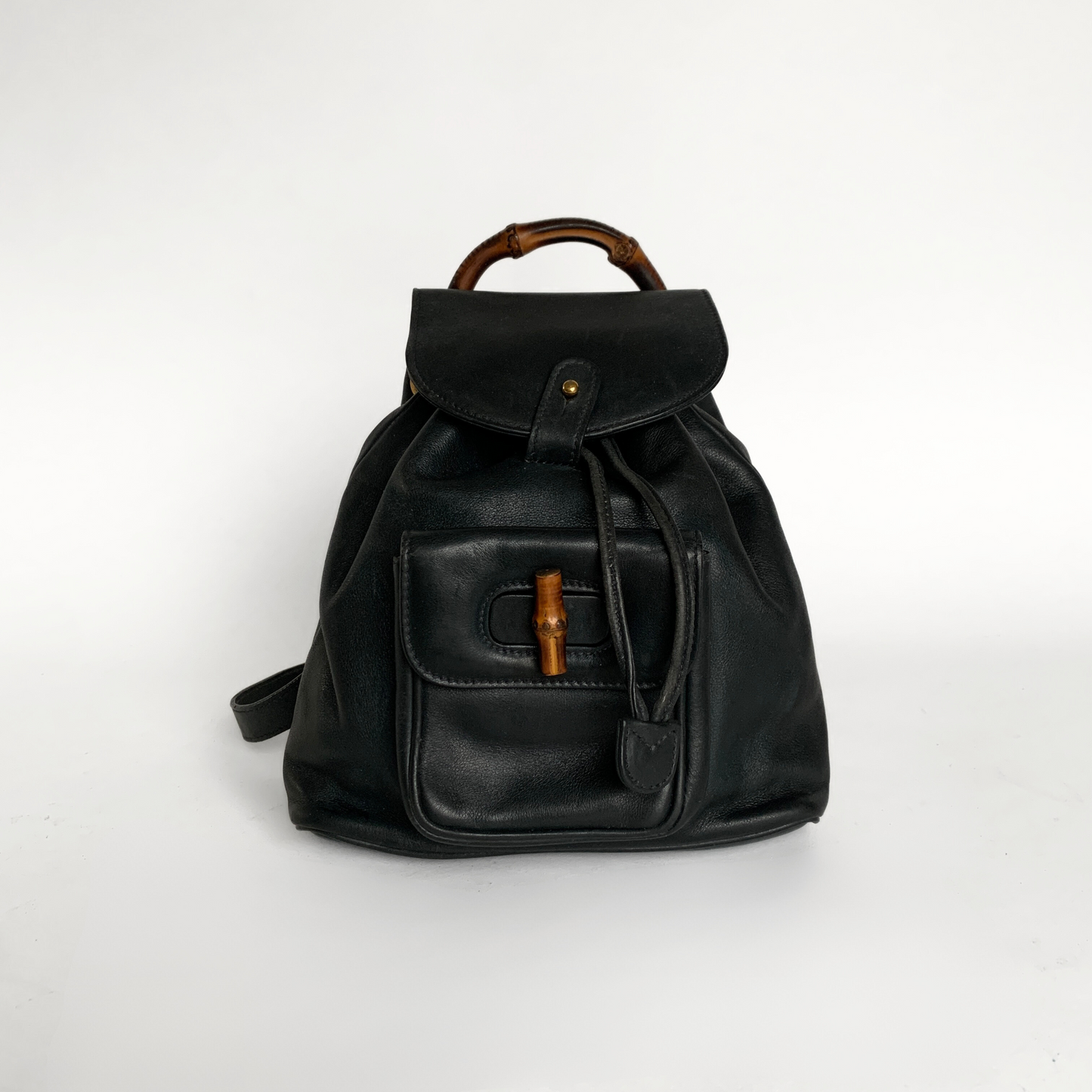 Gucci Gucci Bamboo Backpack Small Leather - Backpacks - Etoile Luxury Vintage