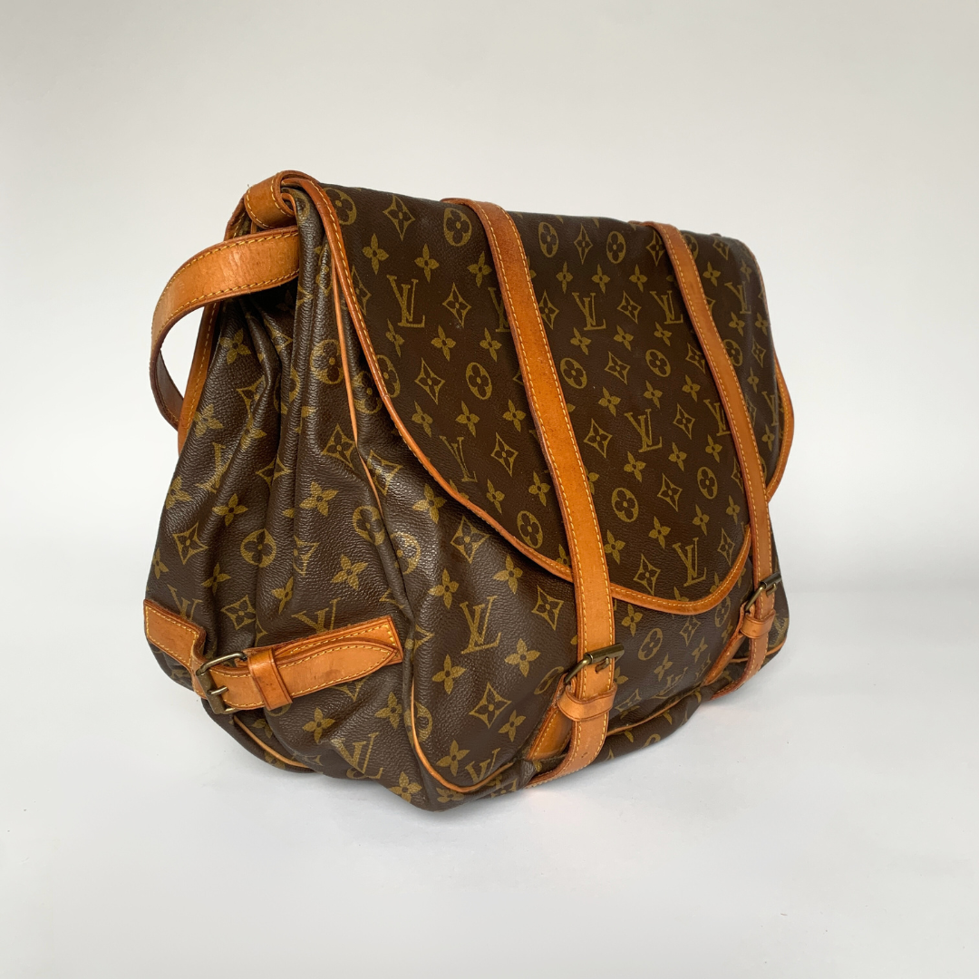 Louis Vuitton Louis Vuitton Saumur 43 Monogram Canvas - Shoulder bags - Etoile Luxury Vintage