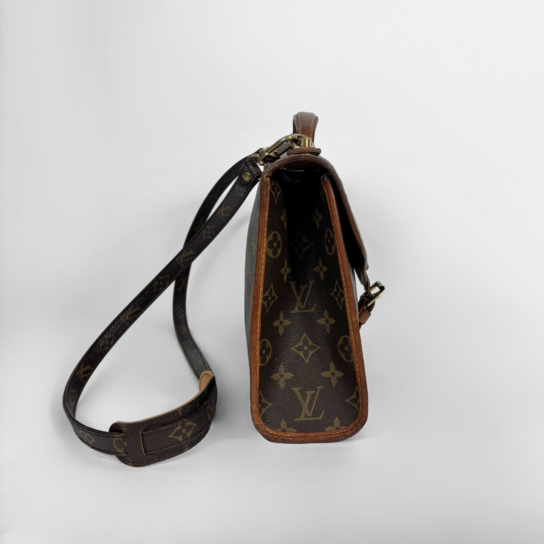 Louis Vuitton Bel Air Bandoulière Monogram Canvas on a white background