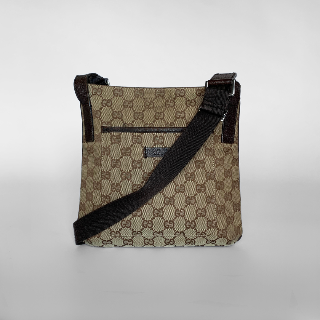 Gucci Gucci Crossbody Messenger Bag Monogram Canvas - Crossbody bags - Etoile Luxury Vintage