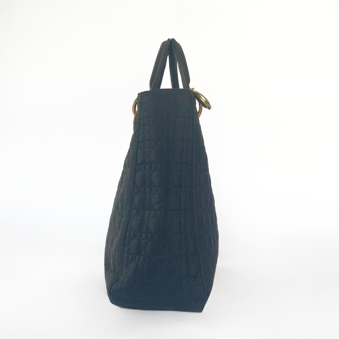 Dior Lady Dior GM Cannage Microfiber