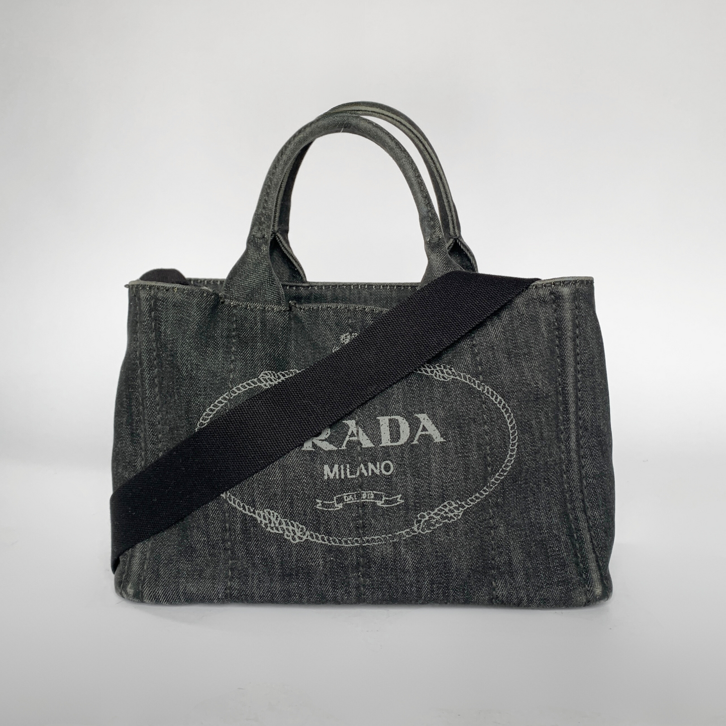 Prada Prada Tote Bag Denim - Handbags - Etoile Luxury Vintage