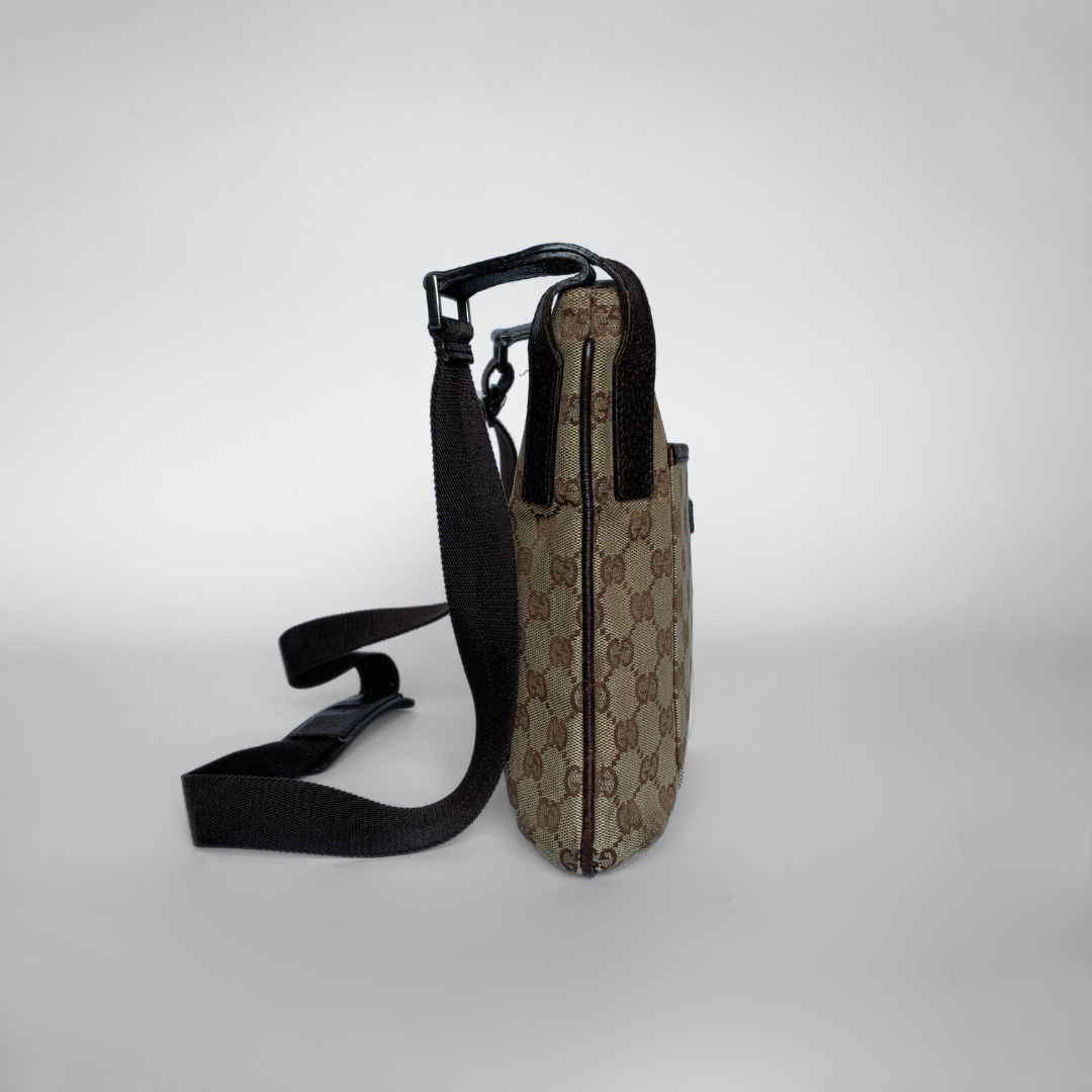 Gucci Gucci Crossbody Messenger Bag Monogram Canvas - Crossbody bags - Etoile Luxury Vintage