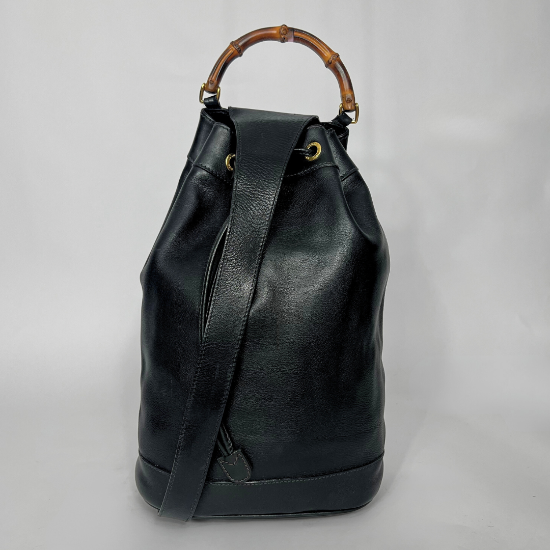 Gucci Leather Black Backpack