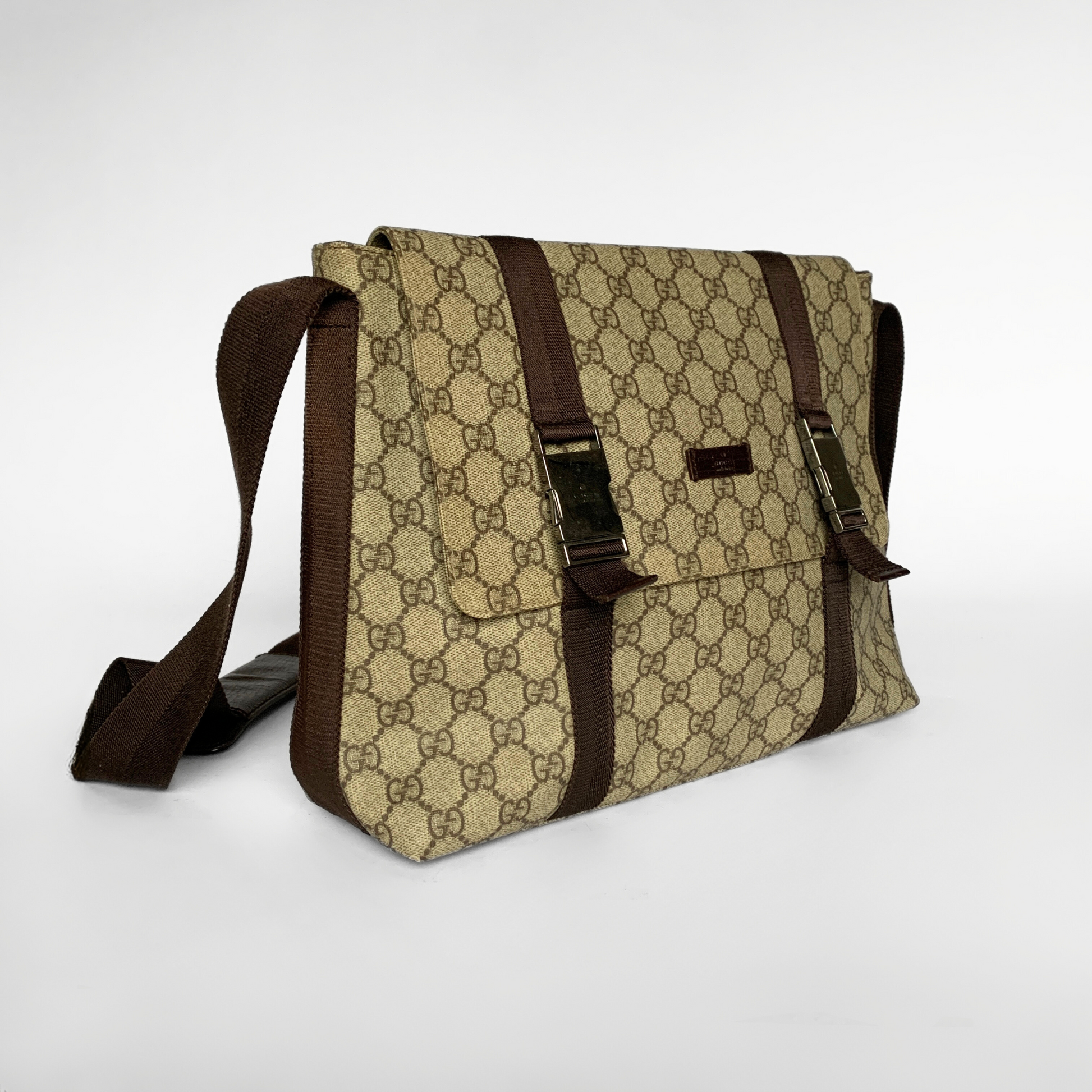 Gucci Gucci Messenger Bag Monogram Canvas - Crossbody bags - Etoile Luxury Vintage