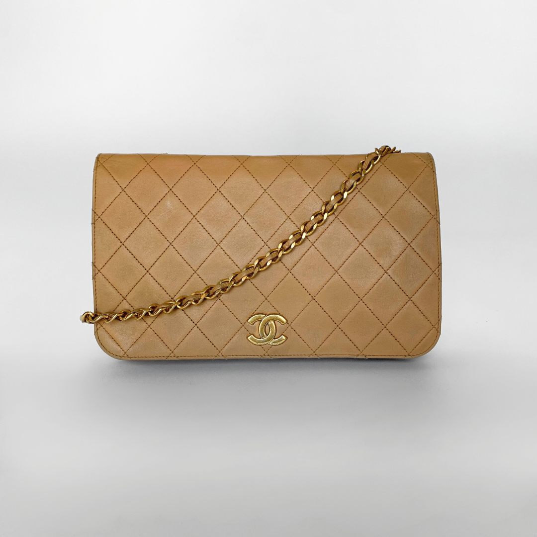 Chanel Single Flap Bag Lambskin Leather
