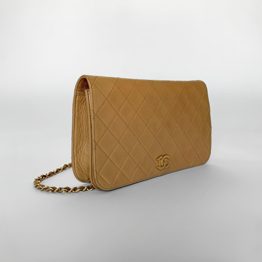 Chanel Single Flap Bag Lambskin Leather