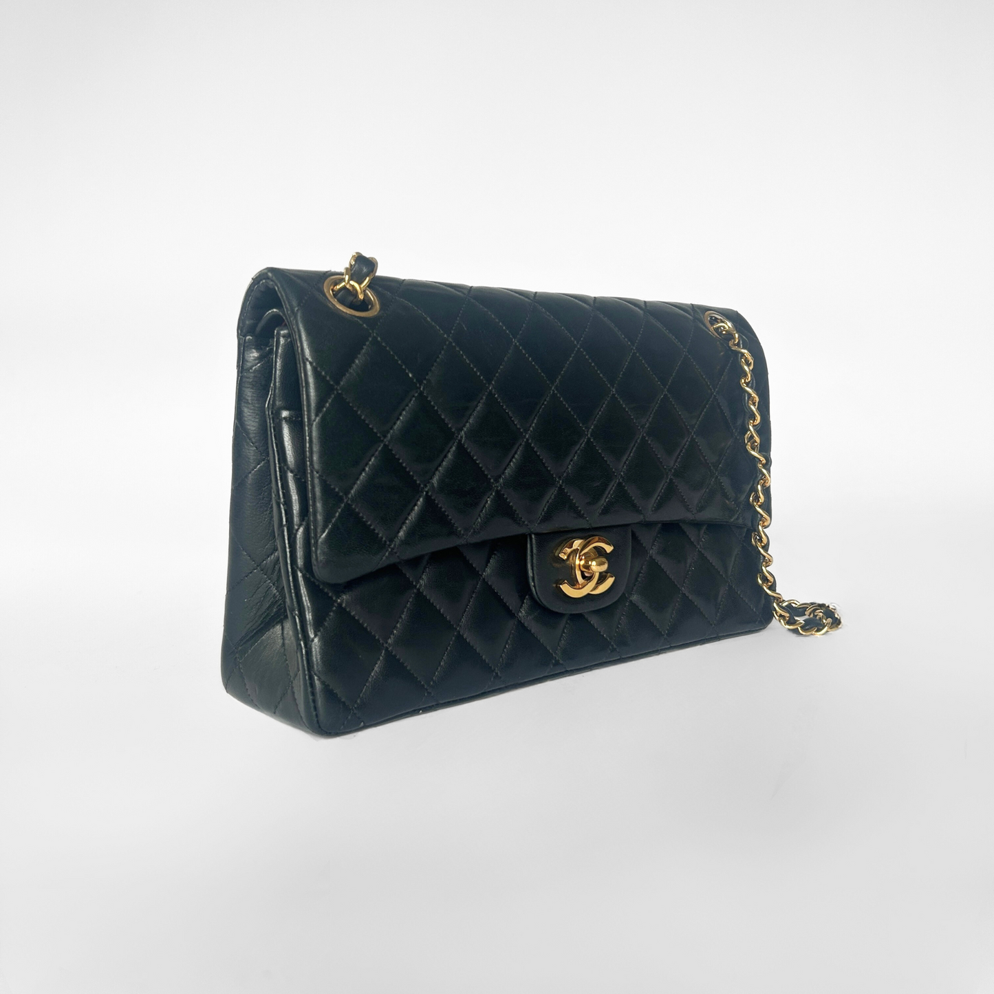 Chanel Classic Flap Bag Medium Lambskin Leather