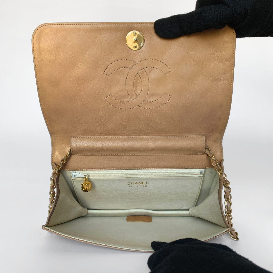 Chanel Single Flap Bag Lambskin Leather