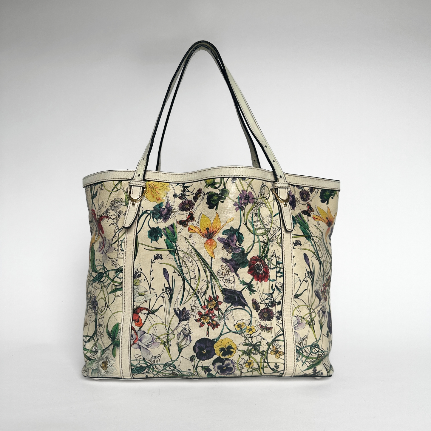 Gucci Gucci Flora Infinity Tote Bag Canvas - Shoulder bags - Etoile Luxury Vintage