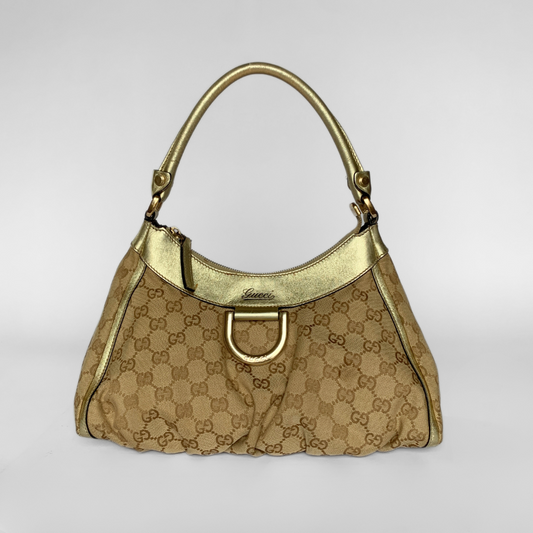 Gucci Gucci Abbey D-Ring Shoulderbag Monogram Fabric - Shoulder bags - Etoile Luxury Vintage