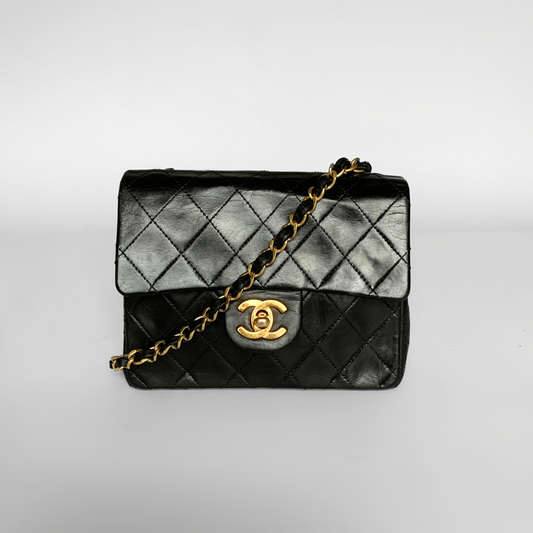 Chanel Chanel Classic Single Flap Bag Mini Lambskin Leather - Crossbody bags - Etoile Luxury Vintage