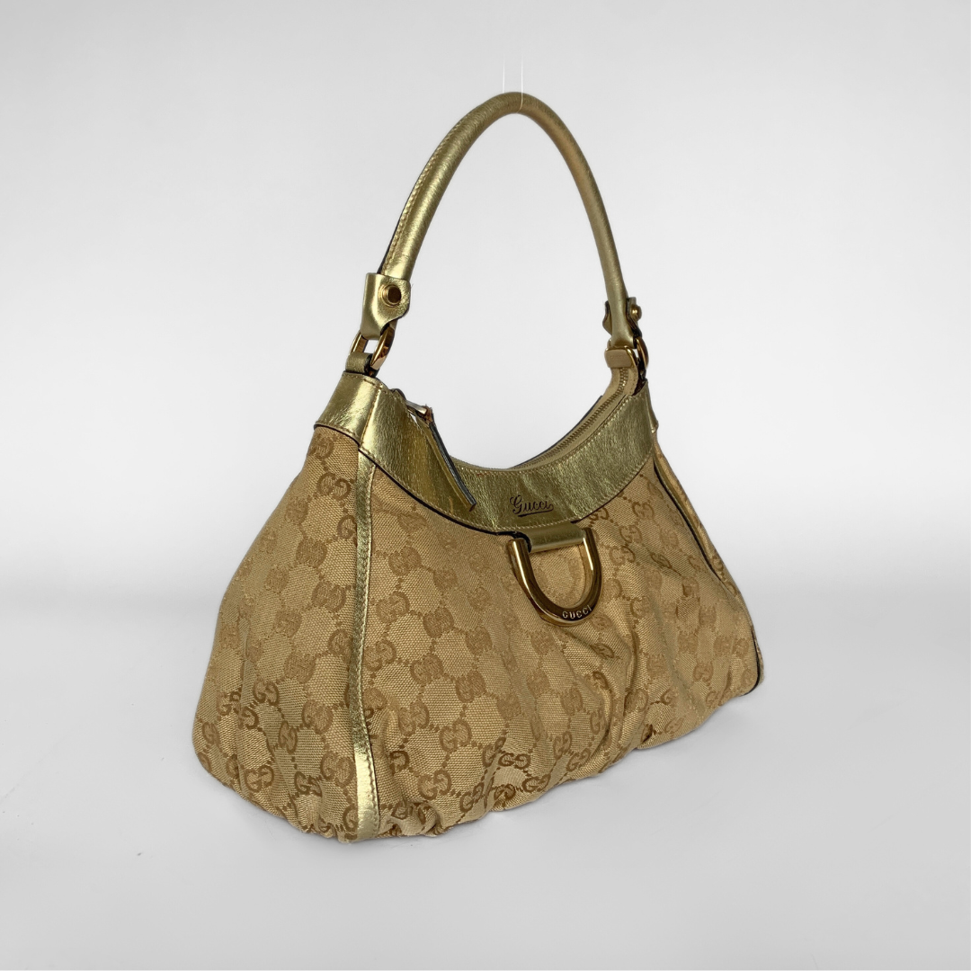 Gucci Gucci Abbey D-Ring Shoulderbag Monogram Fabric - Shoulder bags - Etoile Luxury Vintage