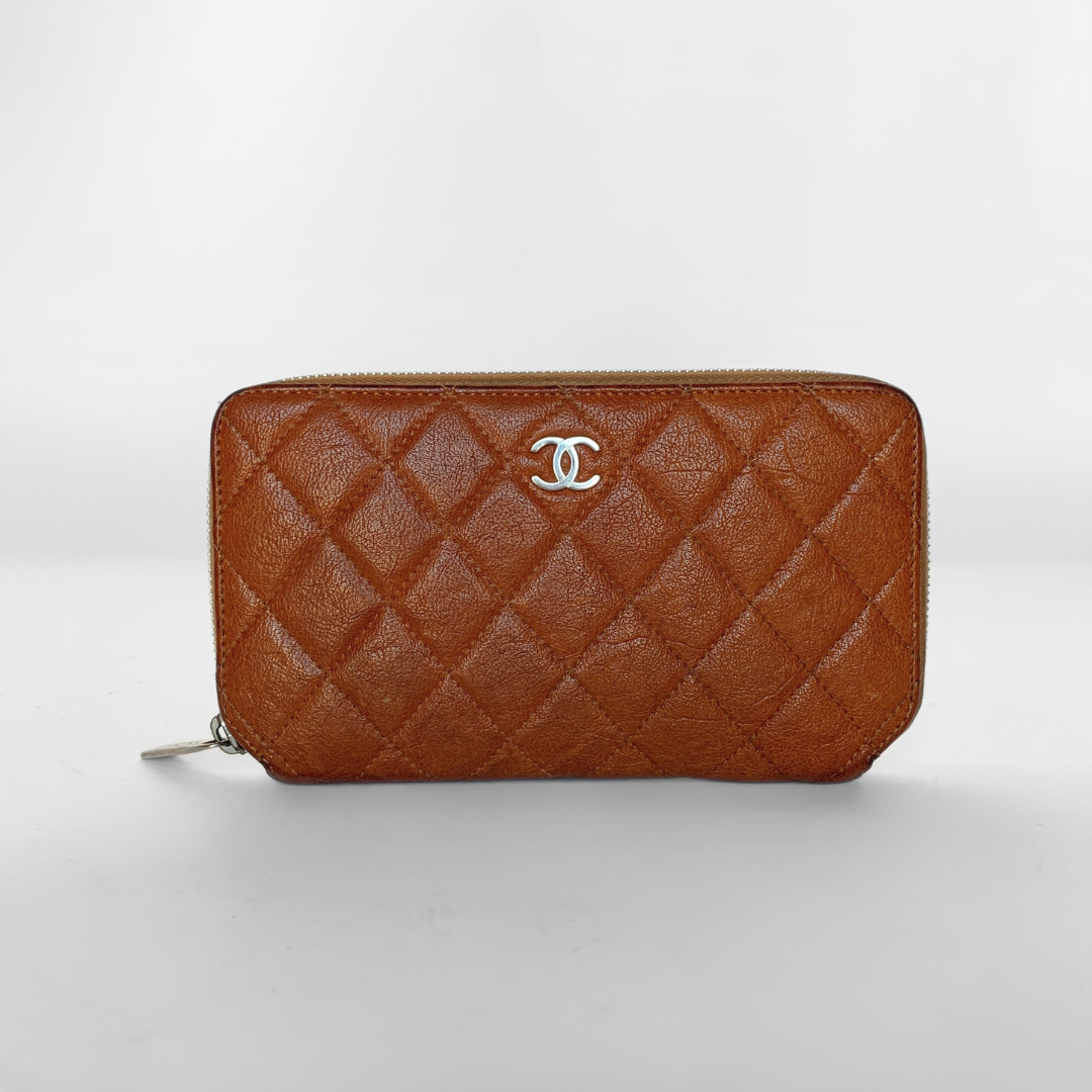 Chanel Chanel Zipper Wallet Leather - Wallets - Etoile Luxury Vintage